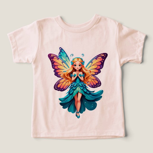 ⭐ Cute Fairy Girl With Butterfly Wings 🦋 (Design Front)