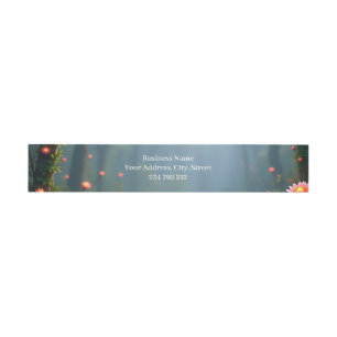 Cute Fairy Guardian in Magical Forest Invitation Belly Band