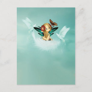 Cute Fairy Postcard - Great For Card Collectors