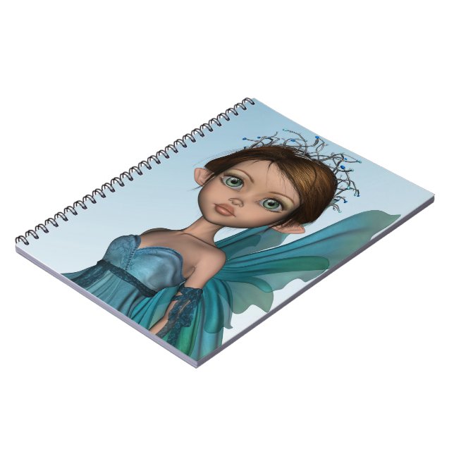 Cute Fairy Spiral Notebook (Left Side)