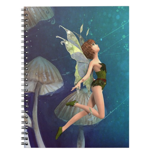 Cute Fairy Spiral Notebook (Front)
