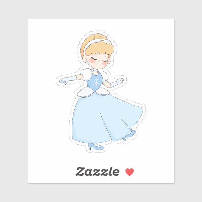 Cute Fairy Tale Princess Pastel Dress Vinyl  (Sheet)