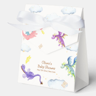 Cute Fairytale Magic Dragon Baby Shower  Favour Box