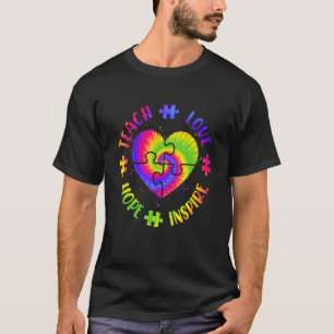 Cute Faith Hope Love Autism Awareness Month Asd Su T-Shirt