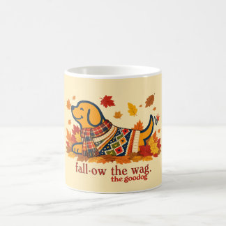 Cute Fall Dog Lover Coffee Mug