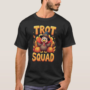 Cute Fall Family Matching Thanksgiving Gift Race T-Shirt