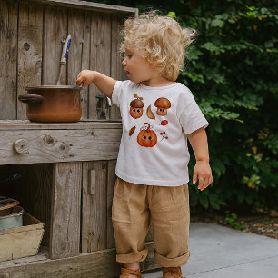 Cute Fall Friends Toddler T-Shirt   Kawaii Autumn 