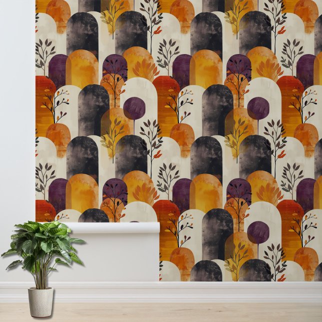Cute Fall Geometric Pattern Wallpaper (Creator Uploaded)