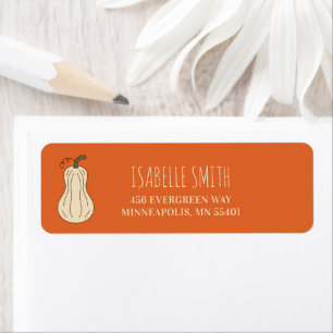 Cute Fall Gourd Return Address