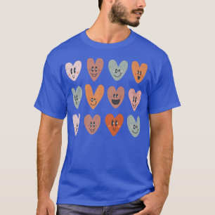 Cute Fall Heart Womens Trendy Autumn Aesthetic T-Shirt