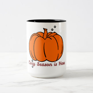 Cute Fall Pumpkin Coffee Mug | Cosy Season Autumn