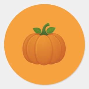 Cute Fall Pumpkin Sticker