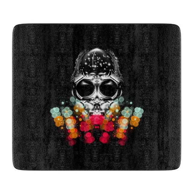 Cute Fall Spider with Dewdrop Hat Cutting Board (Front)
