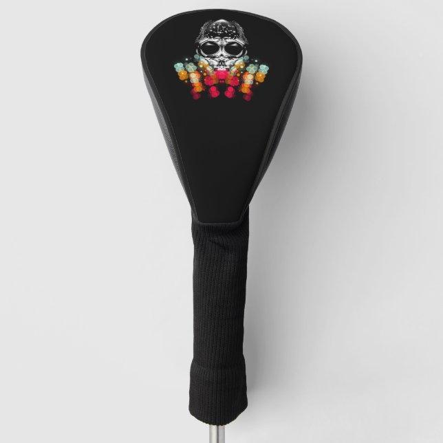 Cute Fall Spider with Dewdrop Hat Golf Head Cover (Front)