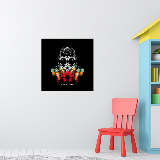 Cute Fall Spider with Dewdrop Hat Poster (Nursery 1)
