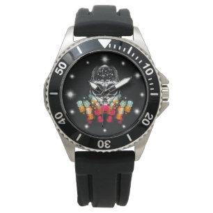 Cute Fall Spider with Dewdrop Hat Watch