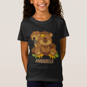 Cute Fall Stuffed squirrel add name T-Shirt