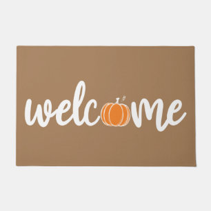 Cute Fall Welcome Door Mat
