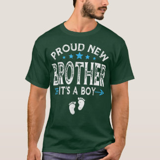 Cute Family Gender Reveal Proud New Brother It's A T-Shirt