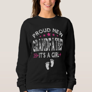Cute Family Gender Reveal Proud New Grandfather It Sweatshirt