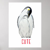 Cute family of emperor penguins T-Shirt