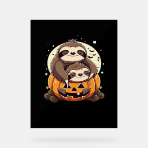 Cute family of sloths Essential T-Shirt Acrylic Sign