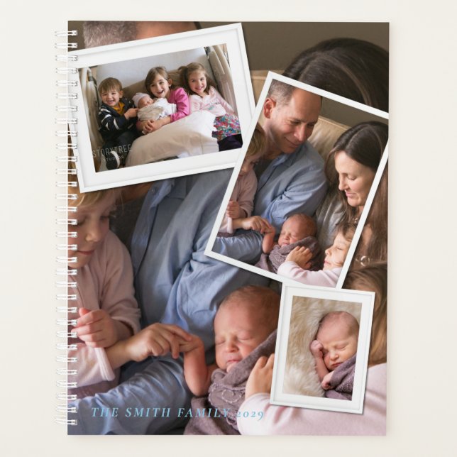 Cute Family Photo Planner Hard Cover (Front)