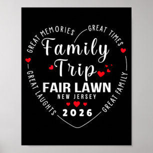 Cute Family Trip Fair Lawn New Jersey 2026 Poster