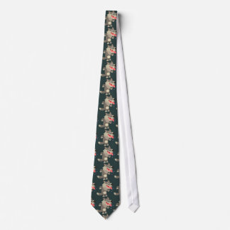 Cute Famished Cartoon Wolf Tie
