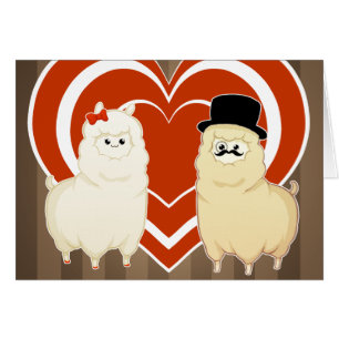 Cute Fancy Alpaca Couple