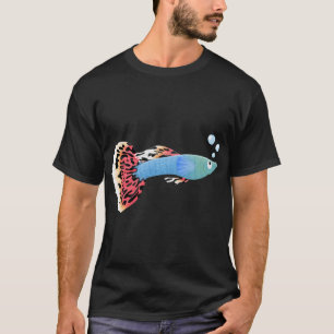 Cute fancy guppy cartoon illustration T-Shirt