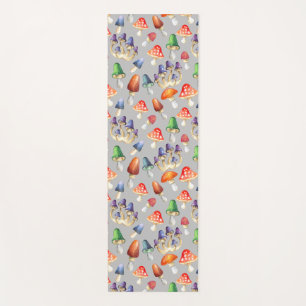 Cute fantastic mushrooms bath towel set yoga mat