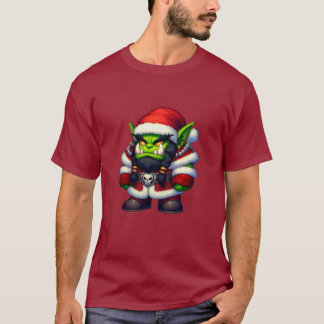 Cute Fantasy Christmas Santa Orc T-Shirt