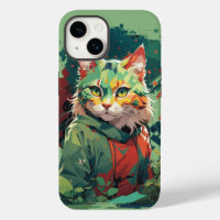 Cute Fantasy Colour Splash Cat Design