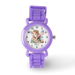 Cute Fantasy fairy add name Watch
