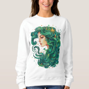 Cute Fantasy Star Girl Sweatshirt