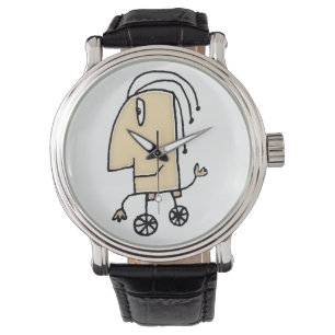Cute fantasy toy sketchy drawing watch