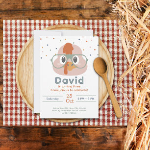 Cute Farm Animal Invitation   Farm Birthday Invite