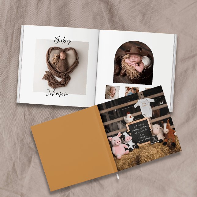 Cute Farm Animals Baby photo book keepsake  (Creator Uploaded)
