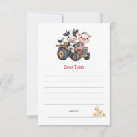Cute Farm Animals Birthday Time Capsule