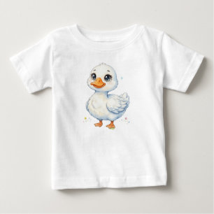 Cute Farm Animals-Duckling Baby T-Shirt