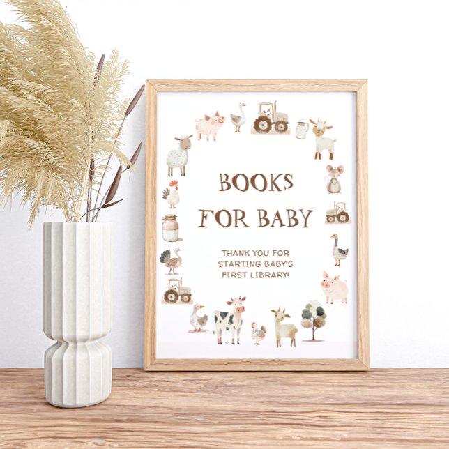 Cute Farm Animals Gender Neutral Books for Baby Poster (Creator Uploaded)