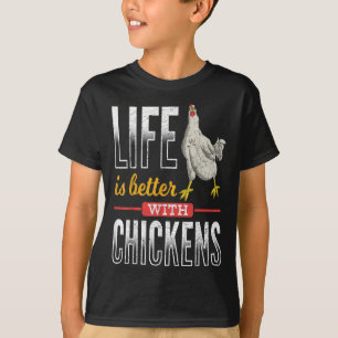Cute Farm Bird Animal Farmer Gift Farming Hen T-Shirt