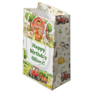 Cute Farm Birthday Favour Bag