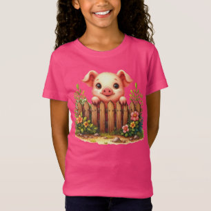 Cute farm pig lovers T-Shirt