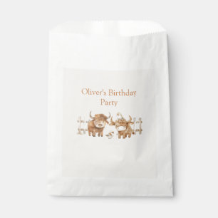 Cute Farm Themed Birthday Party Favour Bags