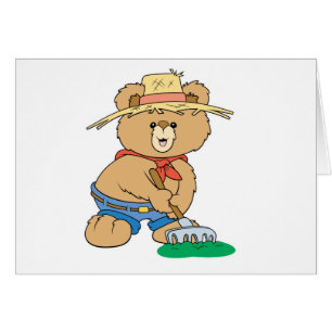 Cute Farmer Bear