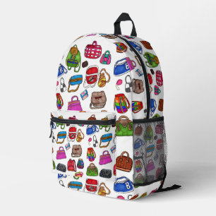 Cute Fashion Illustrated Purse Pattern Art Fun