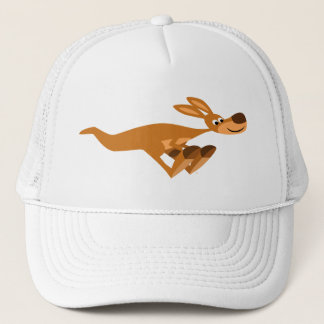 Cute Fast Cartoon Kangaroo Hat