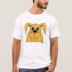 Cute Fat Bunny Adult Basic T-Shirt
